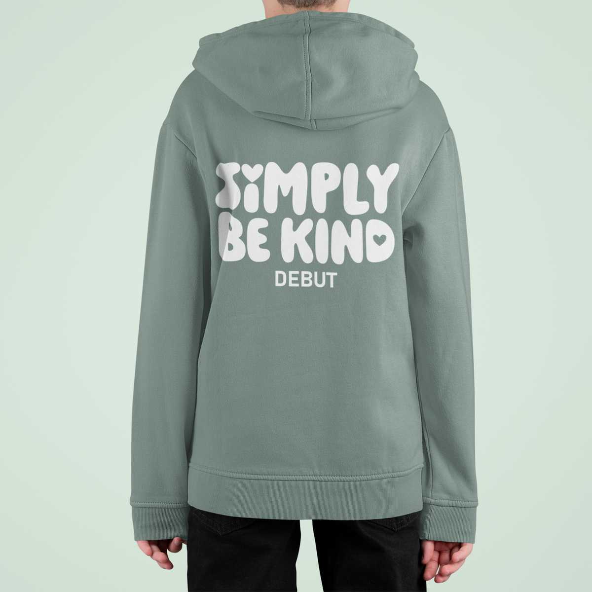 FROSTED SAGE DEBUT COLLECTION KIDS HOODIE